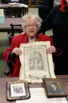 Frances Adams Unger at "Saving Memories Day"